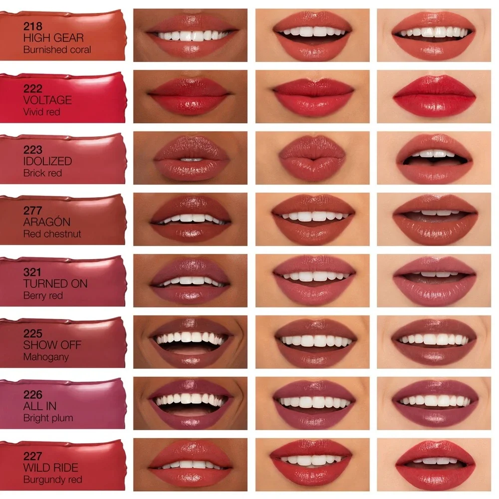 🎀 NARS Afterglow Sensual Shine Lipstick – Show Off (225) ✨